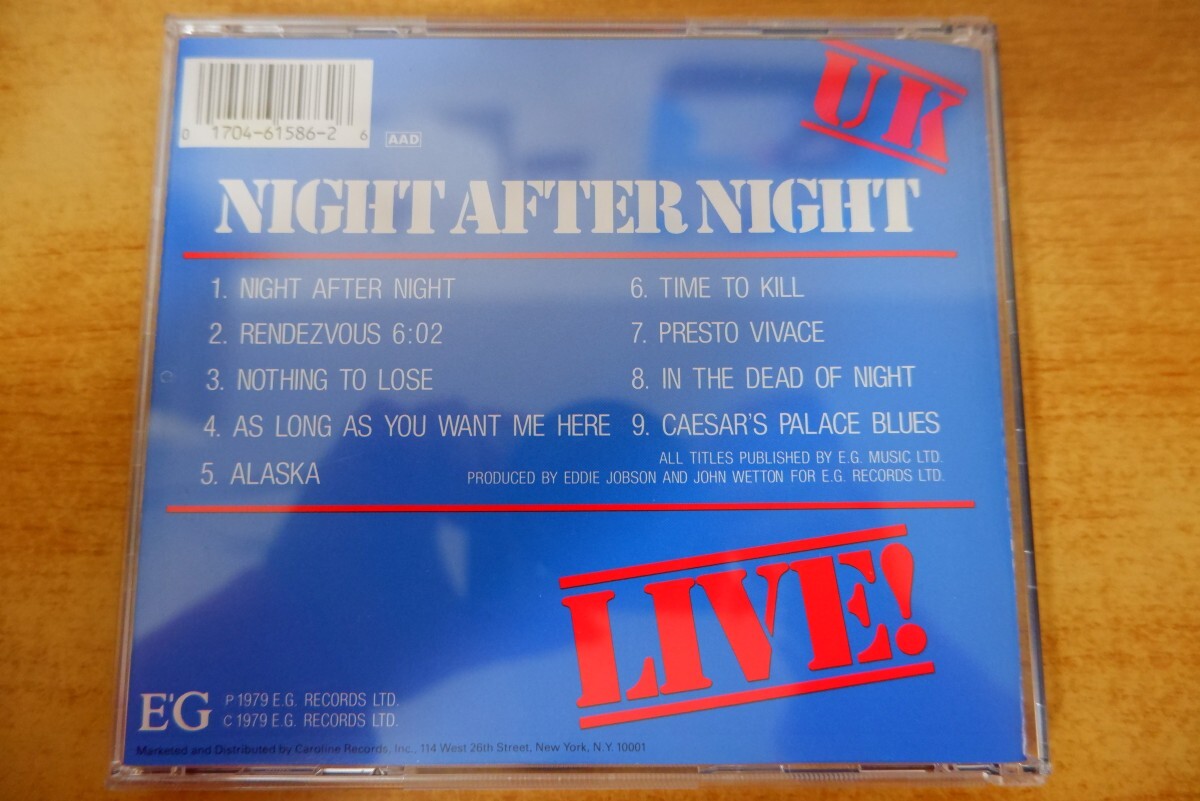 CDk-6704 UK / Night After Night_画像2