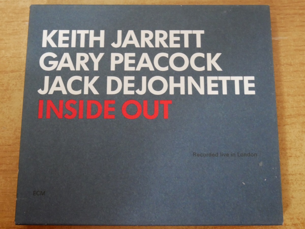 CDk-5424＜ECM＞キース・ジャレットKeith Jarrett / Gary Peacock / Jack DeJohnette Inside Out_画像1