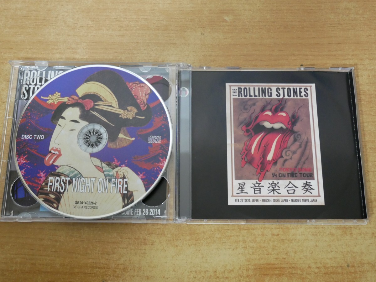 CDk-6363＜2枚組＞The Rolling Stones / 14 On Fire Japan Tour First Night On Fire_画像3