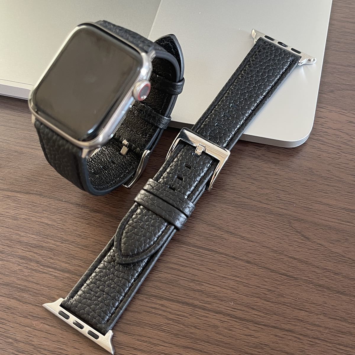 MODIGI アップルウォッチ レザーバンド 本革 ベルト 44mm 45mm 49mm Apple Watch レザー 革 皮 上質 バンド ベルト 40mm 42mm 41mm の画像7
