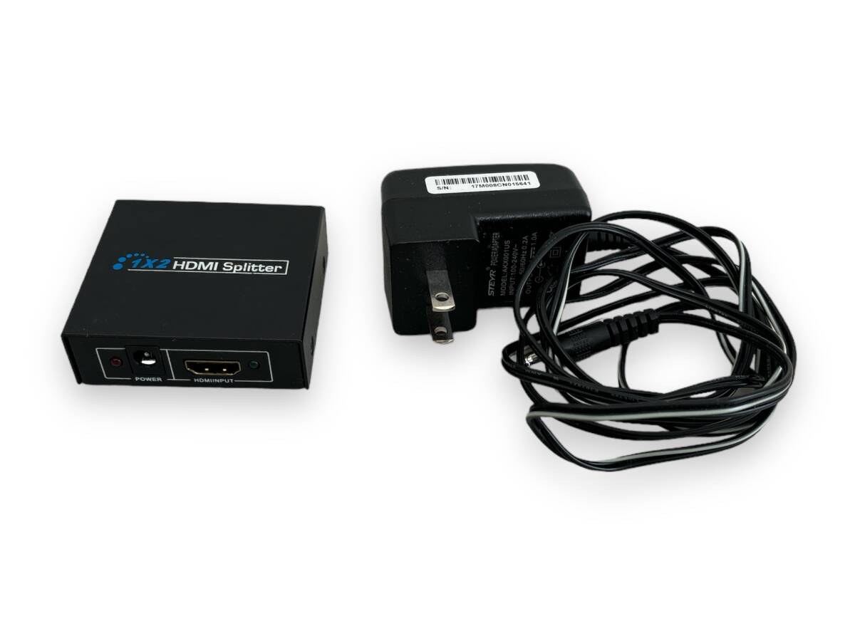 【1円スタート】HDMI 分配器 1入力2出力 HDMIスプリッター 2画面同時出力 1080P 3D HDCP 対応_画像2