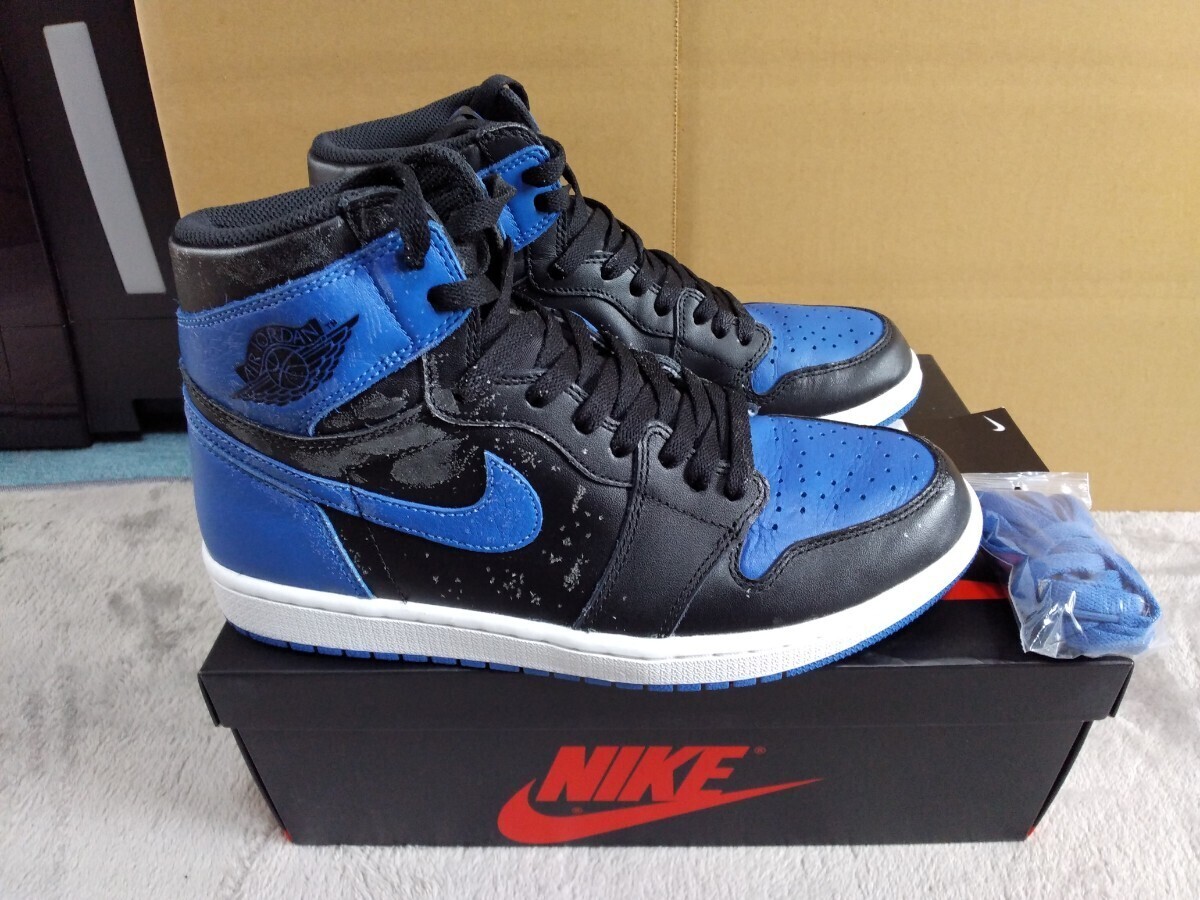 Nike Air Jordan 1 Retro High OG Royal (2017)ナイキ エアジョーダン 1 レトロ ハイ OG ロイヤル (2017)　us9 27cm_画像3