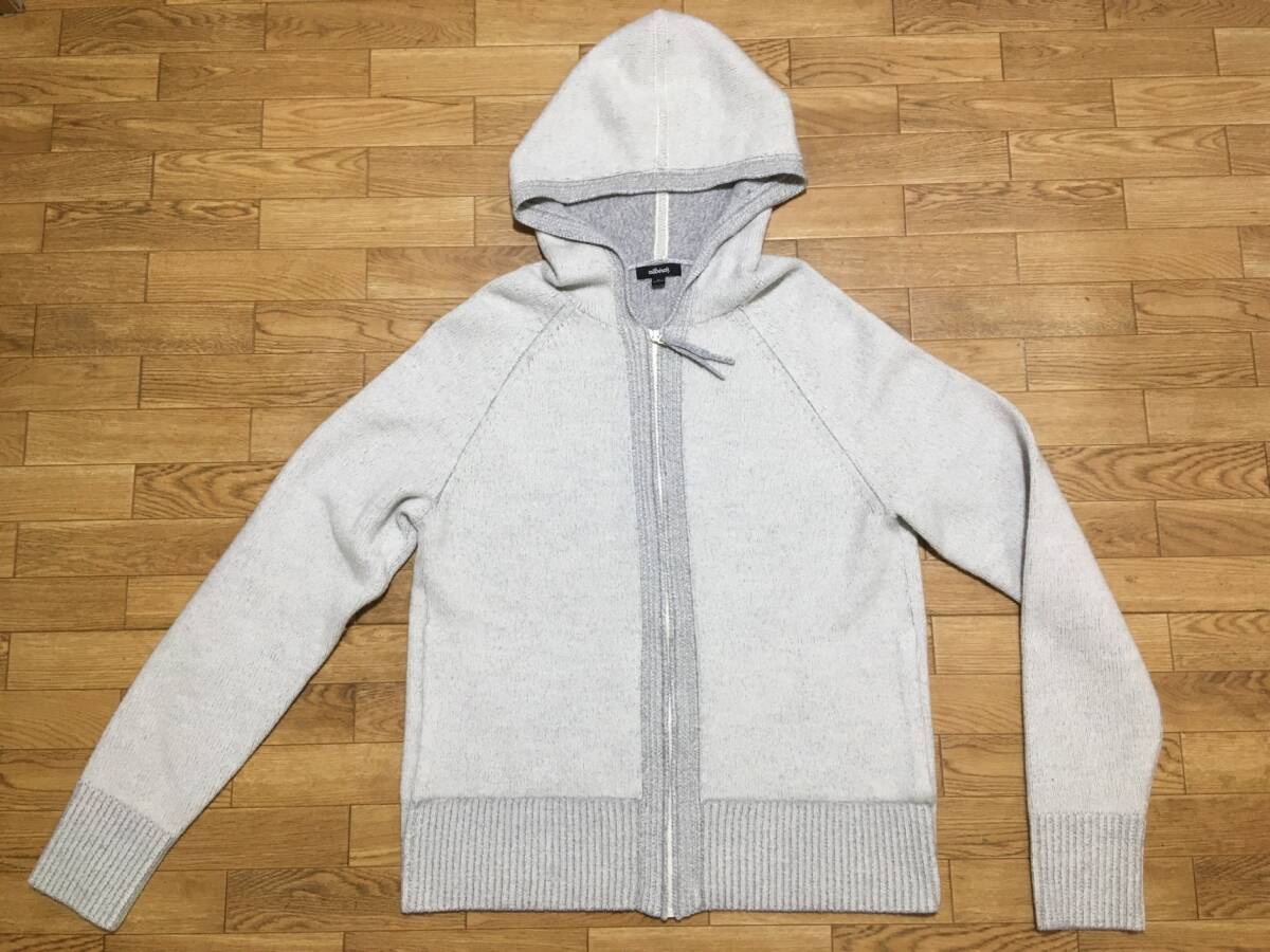 allbirds Men's Wool Hoodie Natural White M 古着 オールバーズ ジップアップパーカー ナチュラルホワイト ウール_画像1