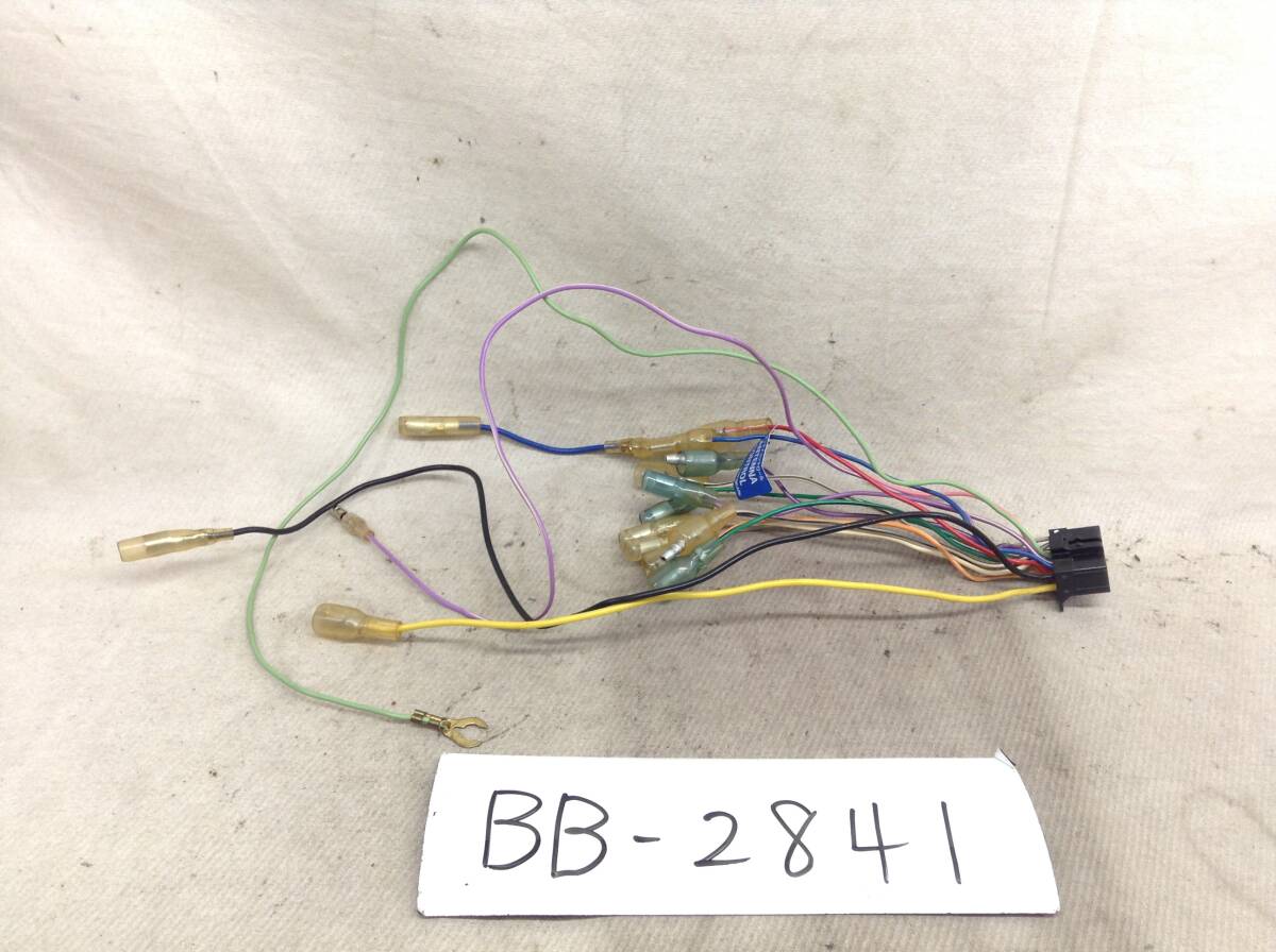 BB-2841　カロッツェリア　下ベロ　黒　16P　ナビ用　電源　カプラ　コネクター　即決品。_画像1