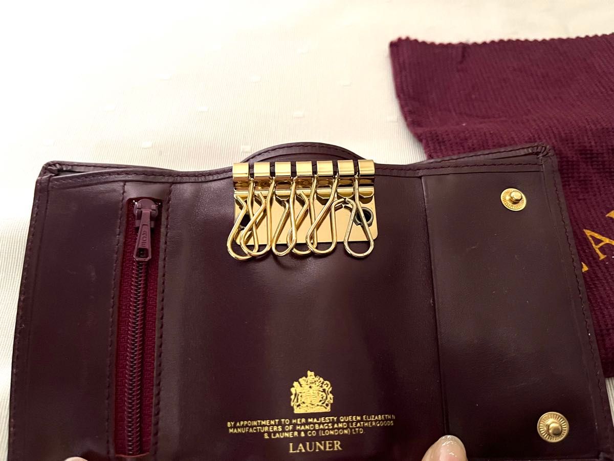 LAUNER LONDON 英国王室御用達 ロウナーロンドン 6フック キー LAUNER LONDON 英国王室御用達 ロウナーロンドン 6フック キー