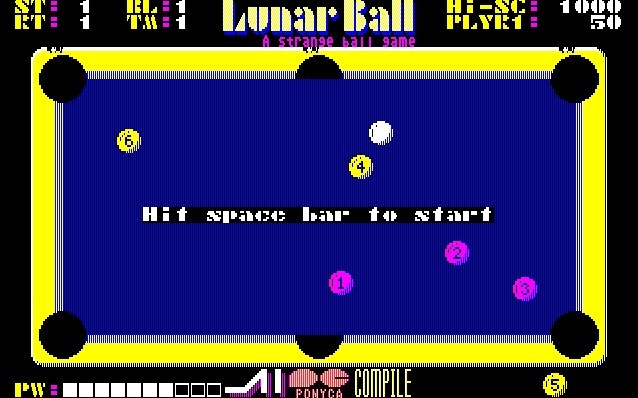 [ б/у товар ]PC-8801 Lunar мяч LUNAR BALL[ диск образ имеется ]