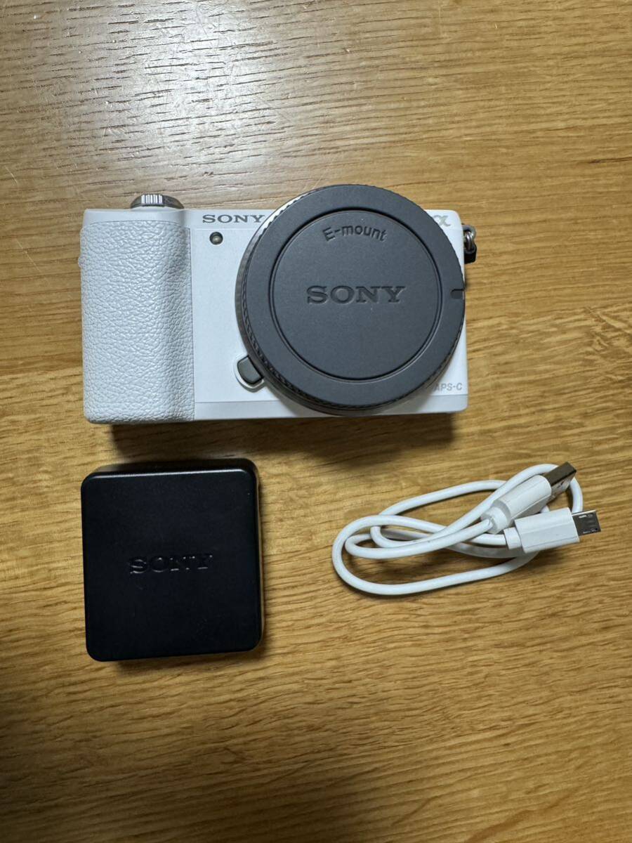 美品 Sony α5100 ボディ（ホワイト）白　ILCE-5100 ★インターナショナル 日本語+他の言語★ショット数4716回