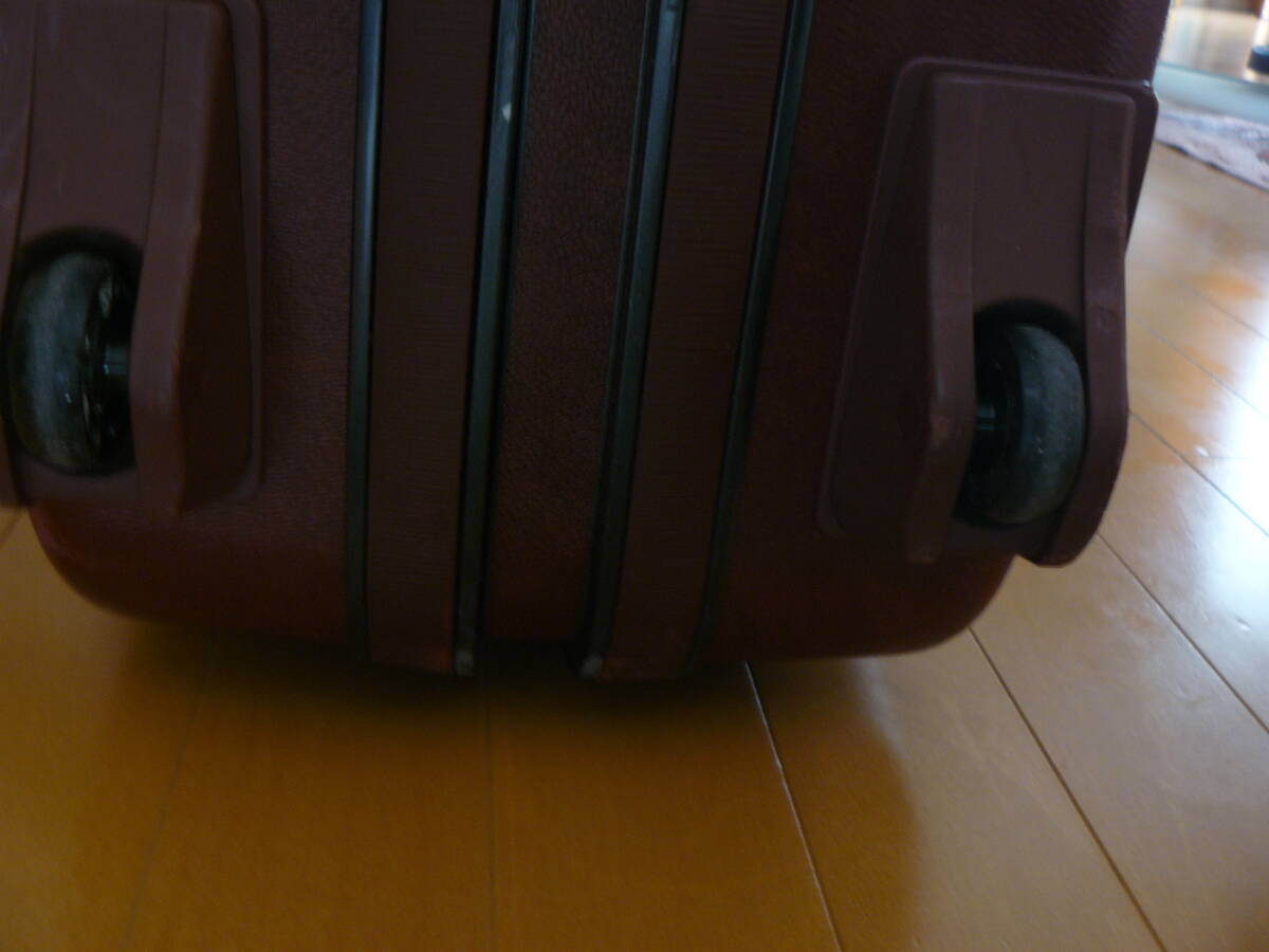 Samsonite サムソナイト 高級 スーツケース 本革 大型サイズ レザー ヴィンテージ キャリーケース キャリーバッグ_画像8