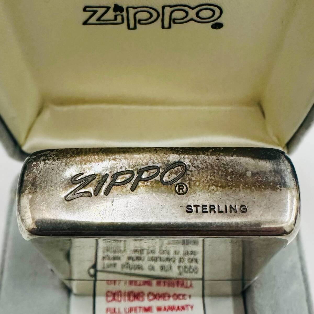 #1206【中古品】【Zippo】ジッポライター ジッポスターリングシルバー　ZIPPO STERLING 現状品_画像2