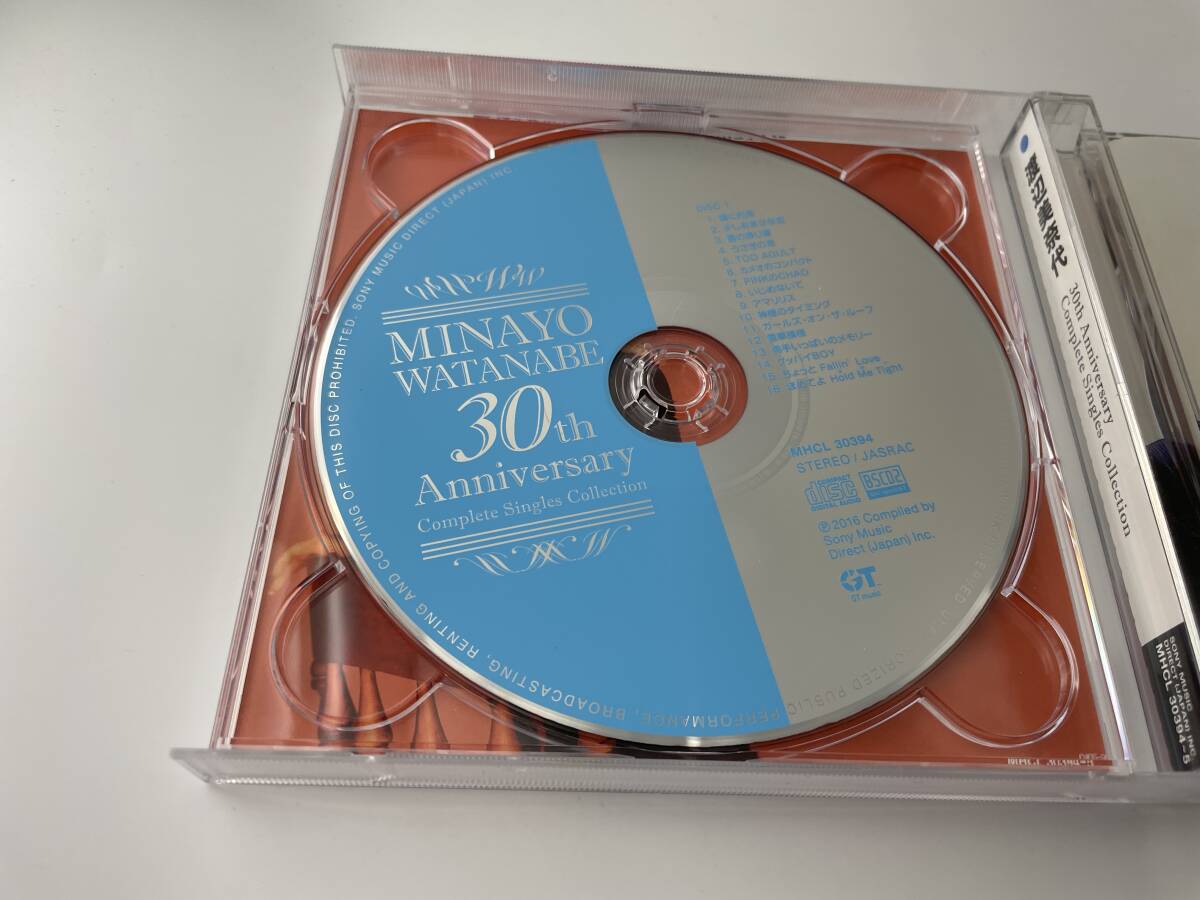 渡辺美奈代 30th Anniversary Complete Singles Collection 2Blu-spec 2枚組　ベスト　CD　渡辺美奈代　Hワ-03: 中古_画像2