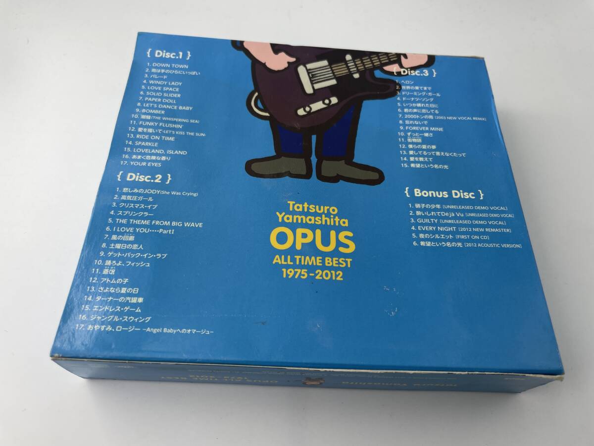 OPUS 　ALL TIME BEST 1975-2012　初回限定盤　４枚組　ブックレット欠品　CD　　山下達郎　H51-03: 中古_画像2