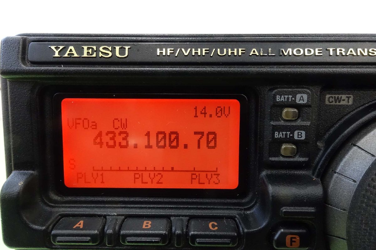 FT-897DM【YAESU】HF～430MHz（オールモード）50W　動作・現状渡し品_画像5