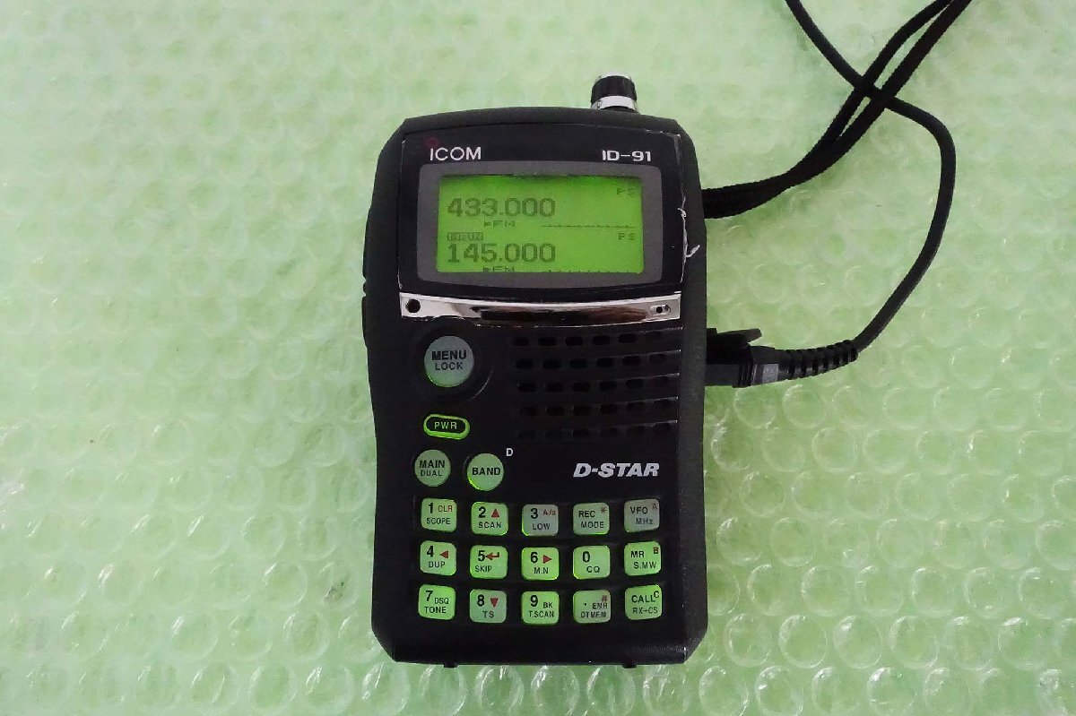 ID-91[ICOM]144/430MHz(FM,DV)5W handy transceiver new sp rear s standard correspondence 