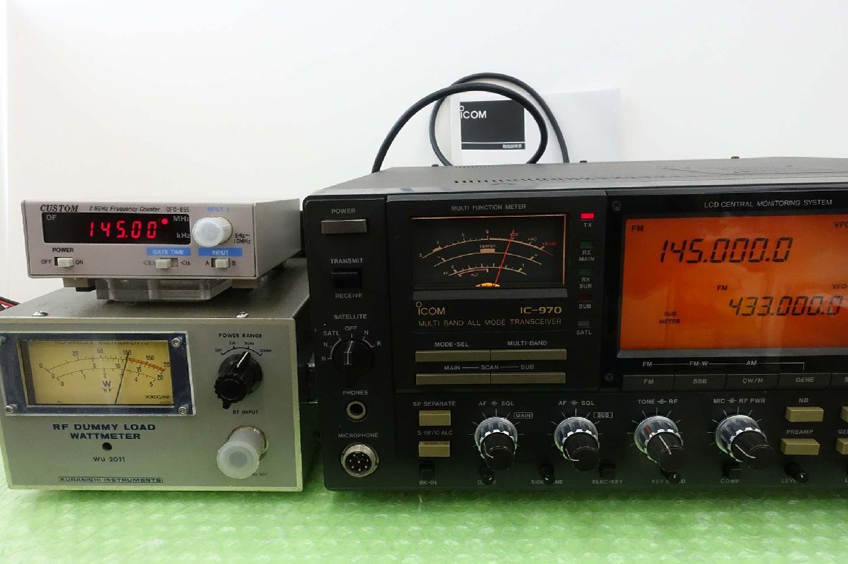 IC-970【ICOM】144/430MHz（オールモード）10W巨大トランシーバー 現状渡し品の画像9