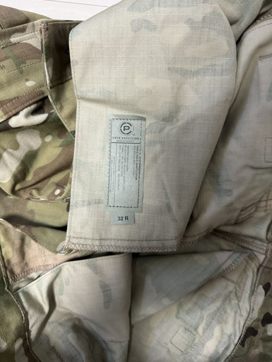 実物 Crye crye precision G2 フィールドパンツ ミリタリーパンツ マルチカム 迷彩 米軍実物 32 Rの画像4