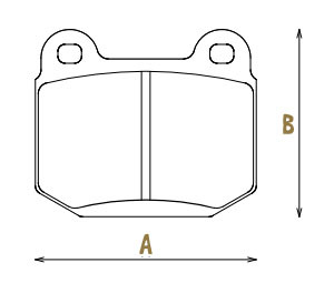 GDB оригинальный задний Brembo для Endless тормозные накладки Disc Brake Pad
