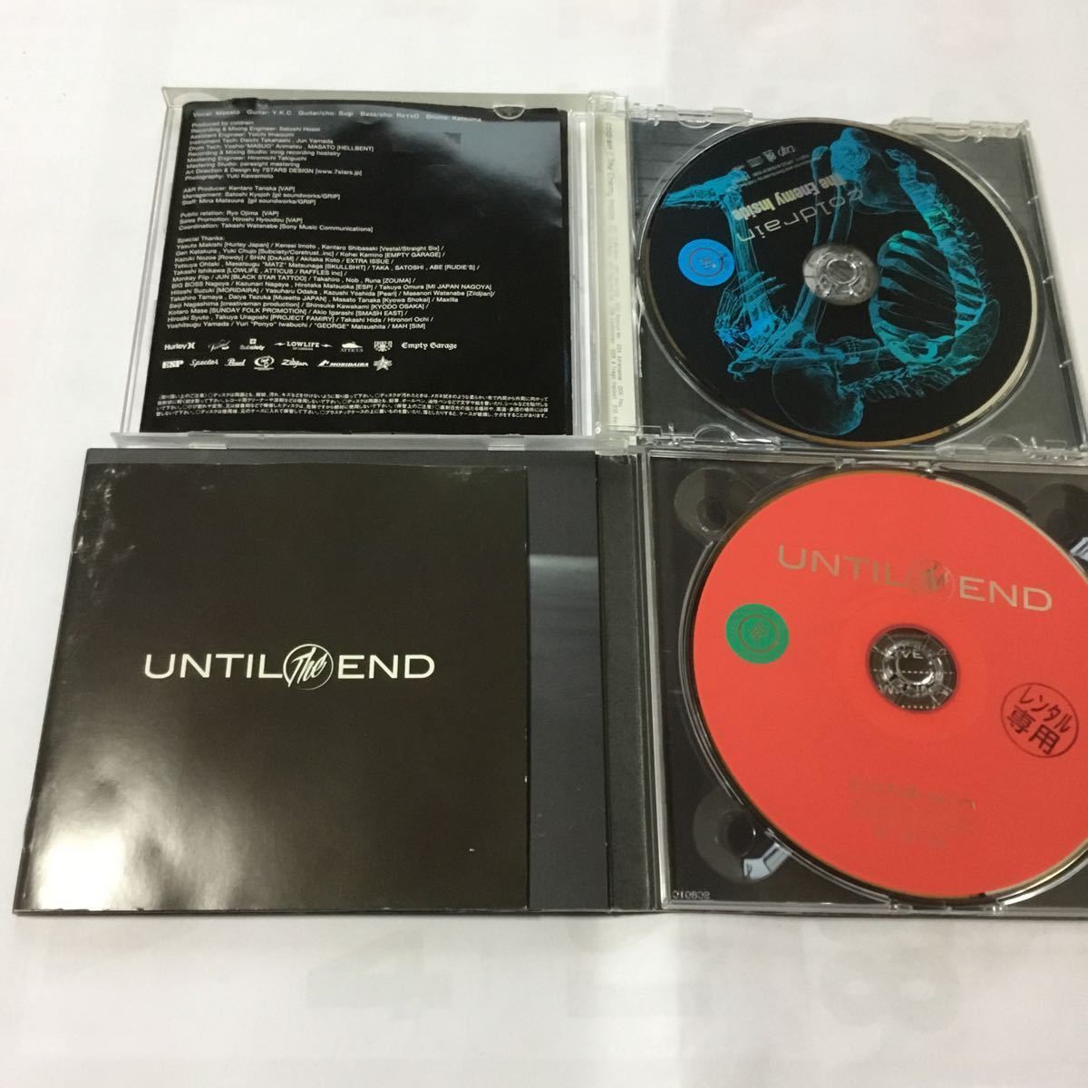 coldrain／Until The End 通常盤 1枚組 デジパック仕様 ／THE EMEMY INSIDE レンタル使用品　　コールドレイン