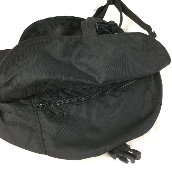 Made in USA/ America made *WRAPS/ LAP s* body / waist bag black / black case 3. ownership tube NO.YB6-49