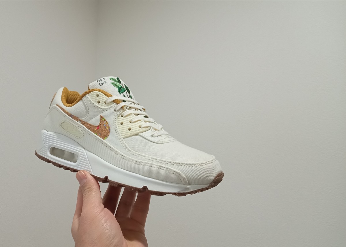 1P【特価/Used/良品/入手困難】NIKE W AIR MAX 90 SE SAIL/WHEAT-WHITE/Jordan sb force atmos AIRMAX dunk acg supreme 1 2 4 95 97 90 _画像6