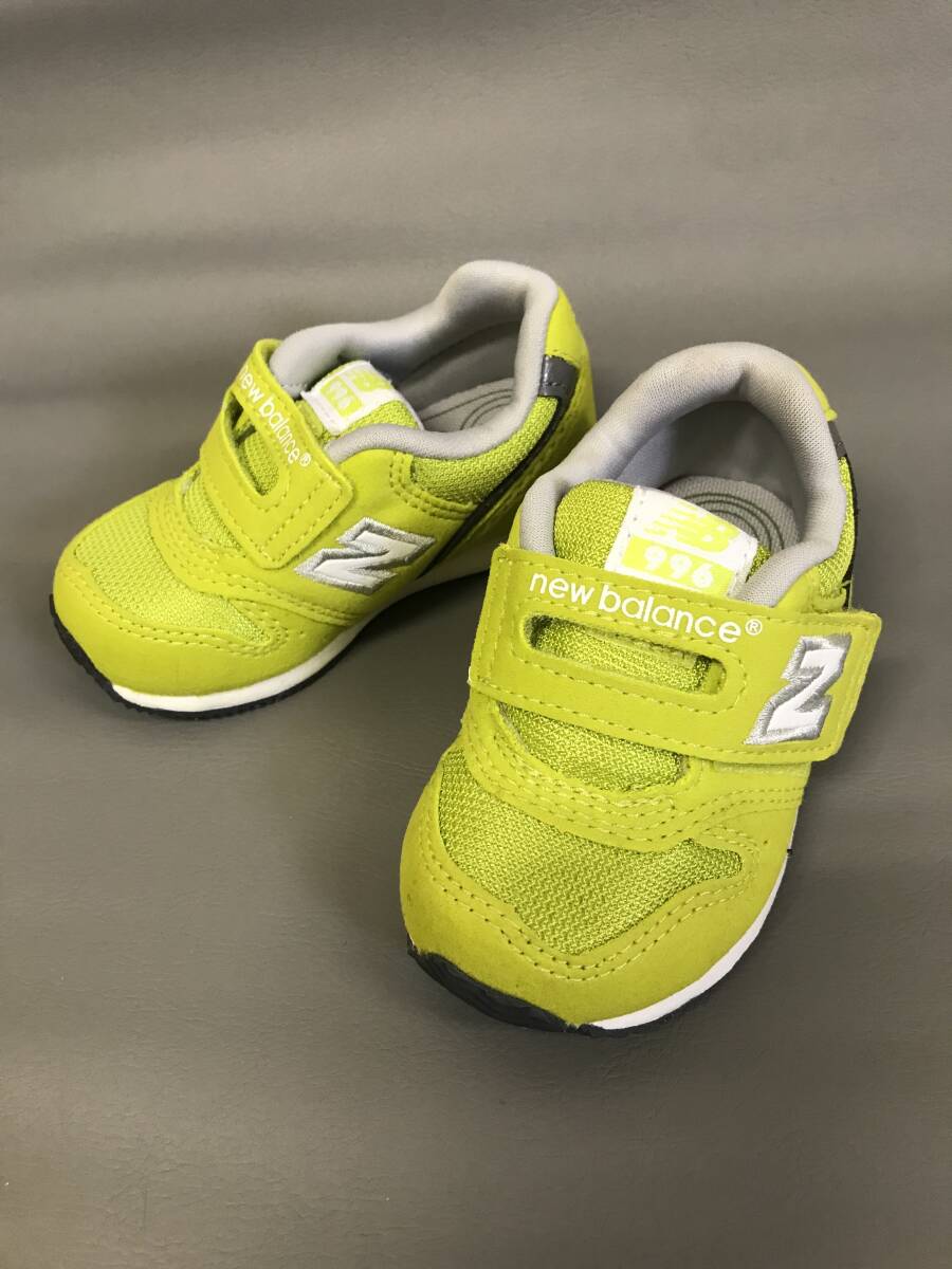 【001】NEW BALANCE ニューバランス　キッズ シューズ IV996-CTG TECH GREEN 12.0cm_画像1