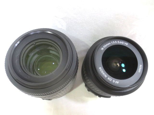 ◆良品 Nikon ニコン 一眼レフ デジタルカメラ D5100 ダブルズームキット DX VR AF-S NIKKOR 18-55mm F3.5-5.6G/55-200mm F4.5-5.6G EDの画像7