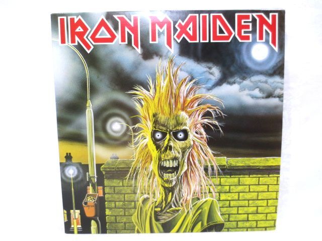 ! debut album! iron Maiden steel iron. place woman LP record good record!IRON MAIDENhe vi metal HR/HM hard rock 