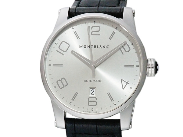  Shimizu shop { free shipping } Montblanc time War car Date 7070 finish settled written guarantee attaching 