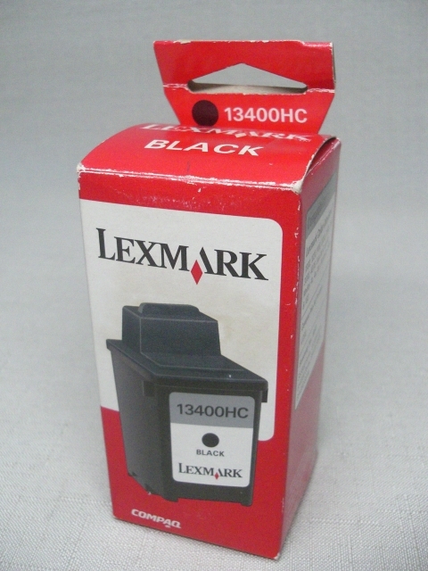 LEXMARK 13400HC BLACK ink cartridge 1 piece junk 