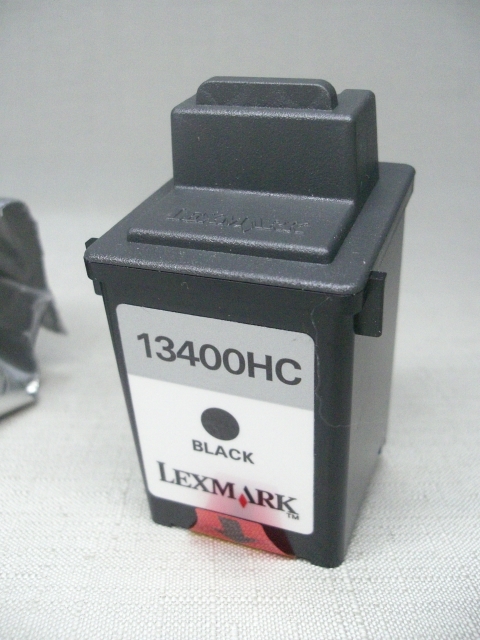 LEXMARK 13400HC BLACK ink cartridge 1 piece junk 