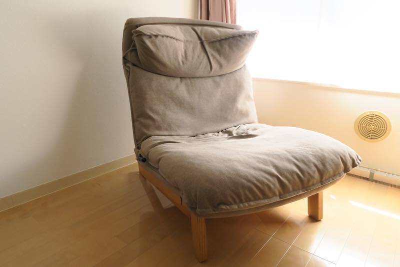 [ pickup limitation ] Muji Ryohin | high back reclining sofa beige 