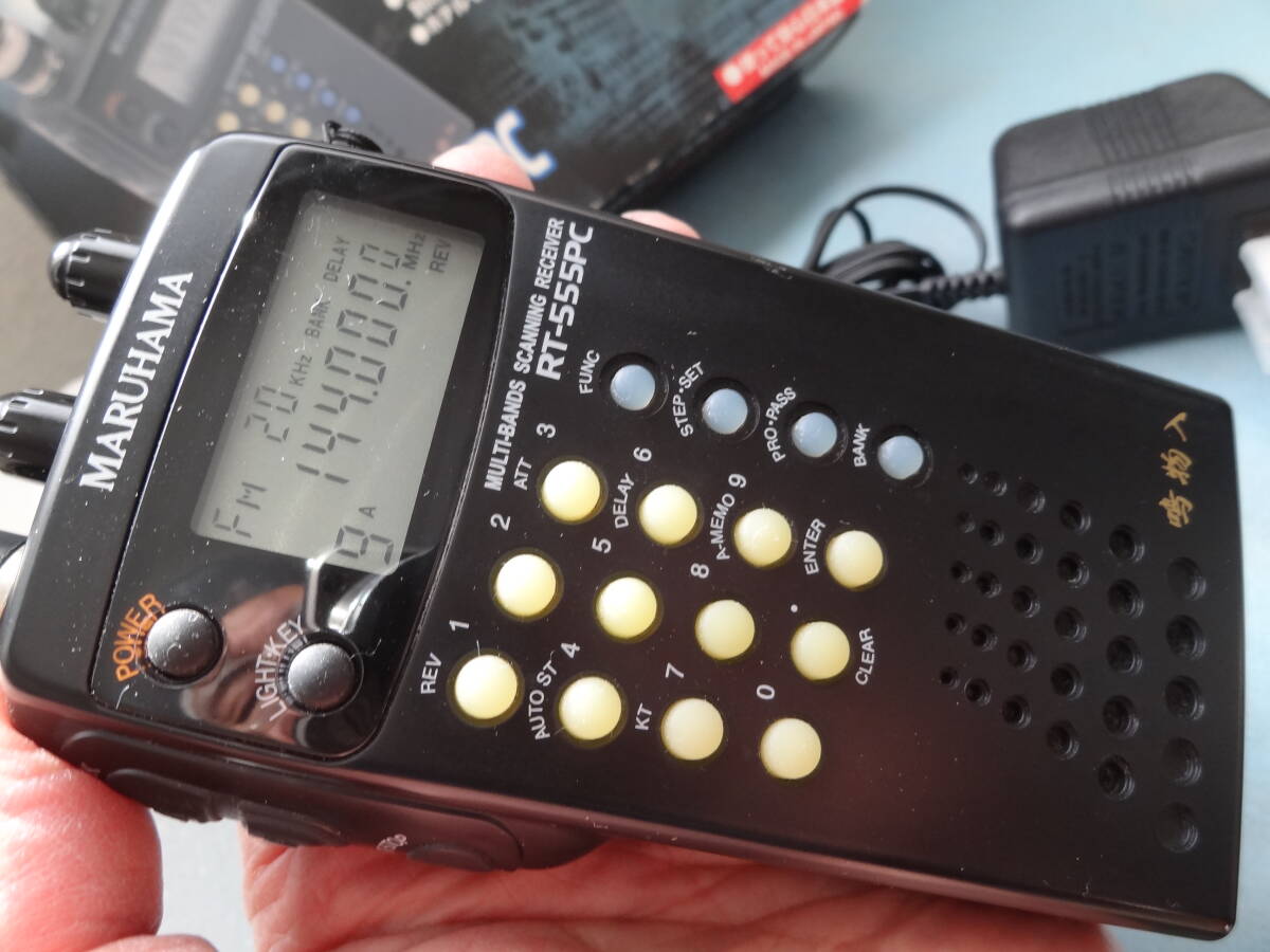 MARUHAMA RT-555PC　簡単操作の高感度受信機・盗聴電波の受信　警察無線が受信可能(アラーム音)　_画像3