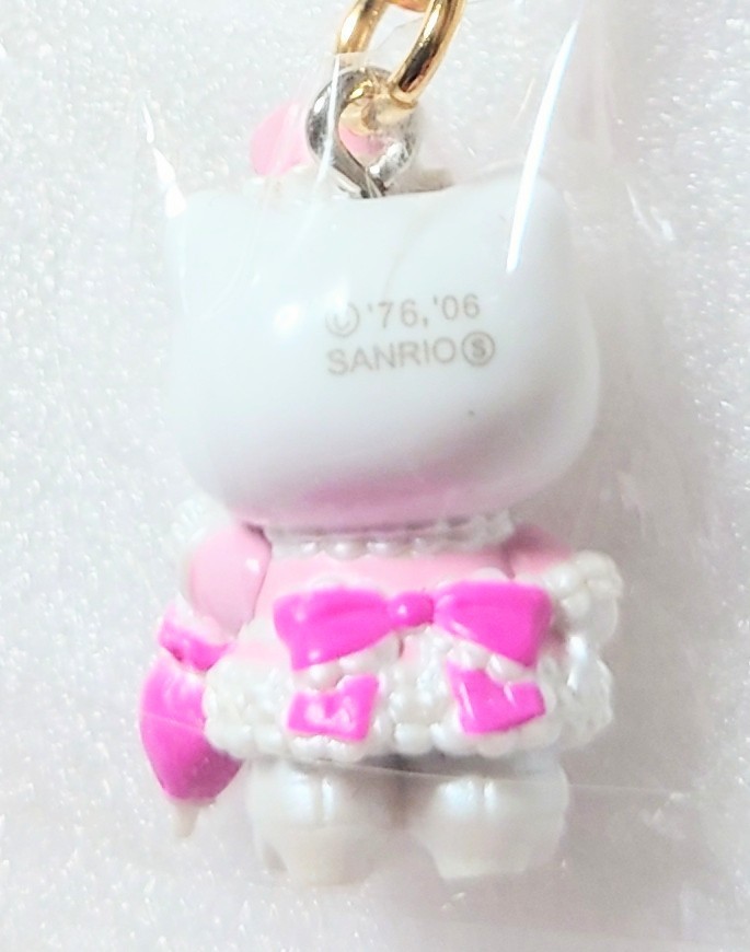 限定 ハローキティ Hello Kitty 嶽本野ばら POUR LOLITA WHITE EDITION NOVALA TAKEMOTO ロリータ マスコット 根付け ストラップ 2006年_画像4