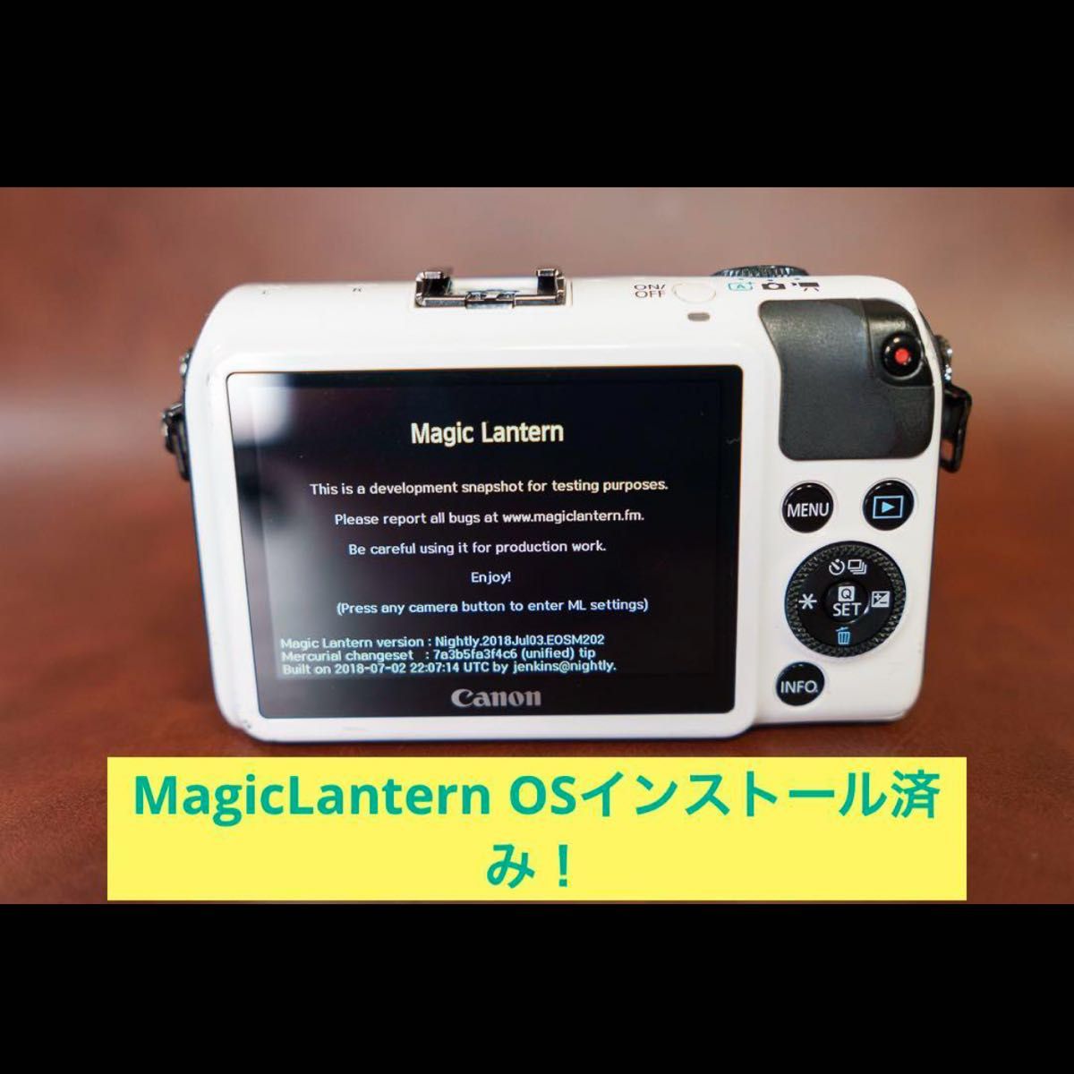 EOS M MagicLanternインストール済み 18-55mm 64GB SDカード Canon レンズキット　
