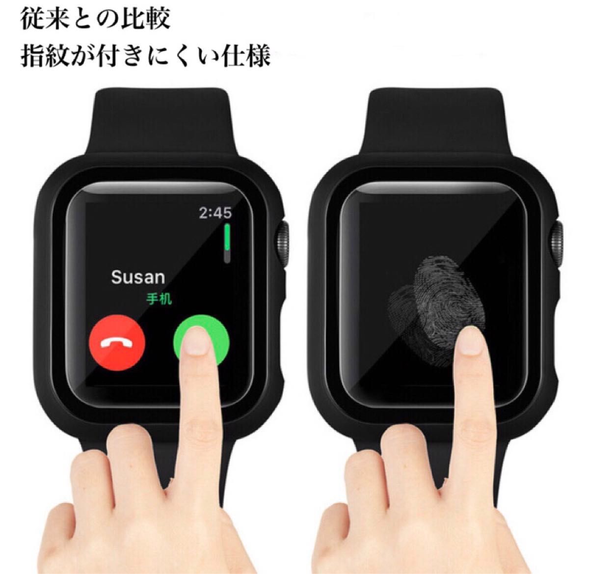 Sカーキ★アップルウォッチバンド　ラバーベルト Apple Watch