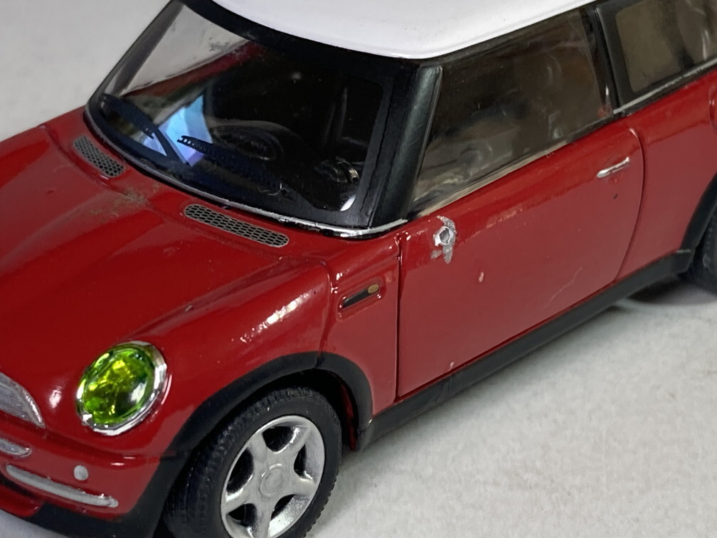 [ジャンク] ニュー ミニクーパー New Mini Cooper 全長約9cm - ホンウェルカララマ Honwell Cararama_画像2