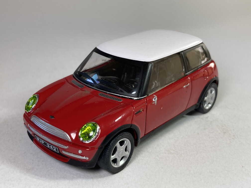 [ジャンク] ニュー ミニクーパー New Mini Cooper 全長約9cm - ホンウェルカララマ Honwell Cararama_画像3