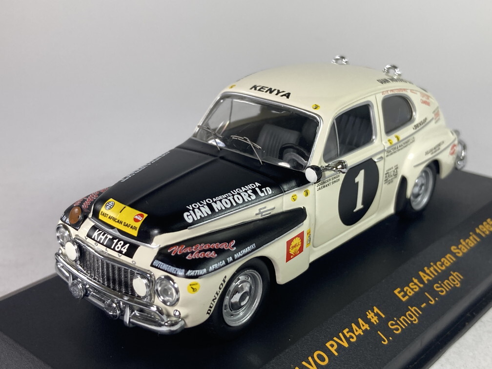 [ジャンク] ボルボ Volvo PV544 #1 イーストアフリカンサファリ East African Safari 1965 1/43 - イクソ IXO_画像2