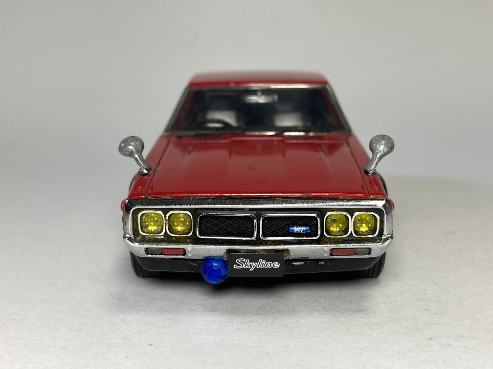 [ジャンク] ニッサン スカイライン Nissan Skyline ケンメリ 1/43 - エブロ EBBRO_画像9