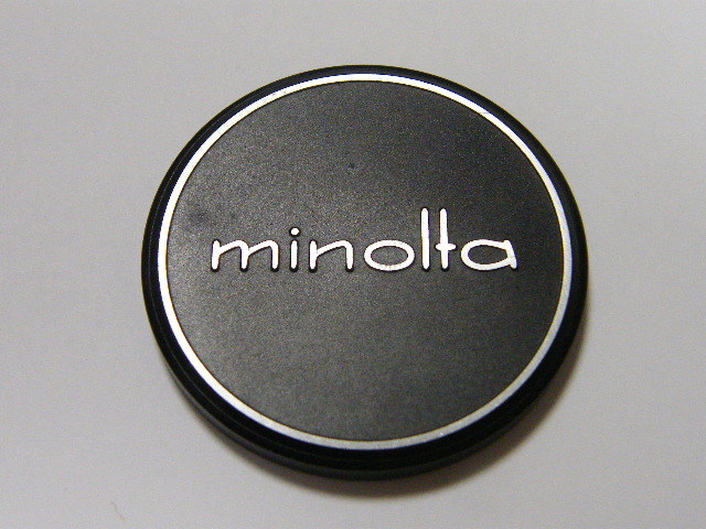 ◎ MINOLTA ミノルタ 純正 55ミリ かぶせ式 メタルキャップ (内径57mm径)_画像1