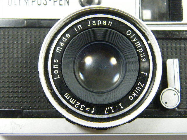 ◎ OLYMPUS-PEN EED F.ZUIKO 32mm F1.7 オリンパス レンジファインダー ハーフサイズカメラ ジャンク 345_画像9