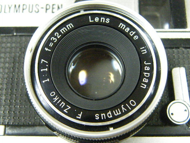 ◎ OLYMPUS-PEN EED F.ZUIKO 32mm F1.7 オリンパス レンジファインダー ハーフサイズカメラ ジャンク 332_画像9