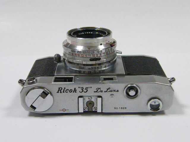 ◎ Ricoh 35 Deluxe L RICOMAT 4.5cm F2.8 リコー レンジファインダー カメラの画像4