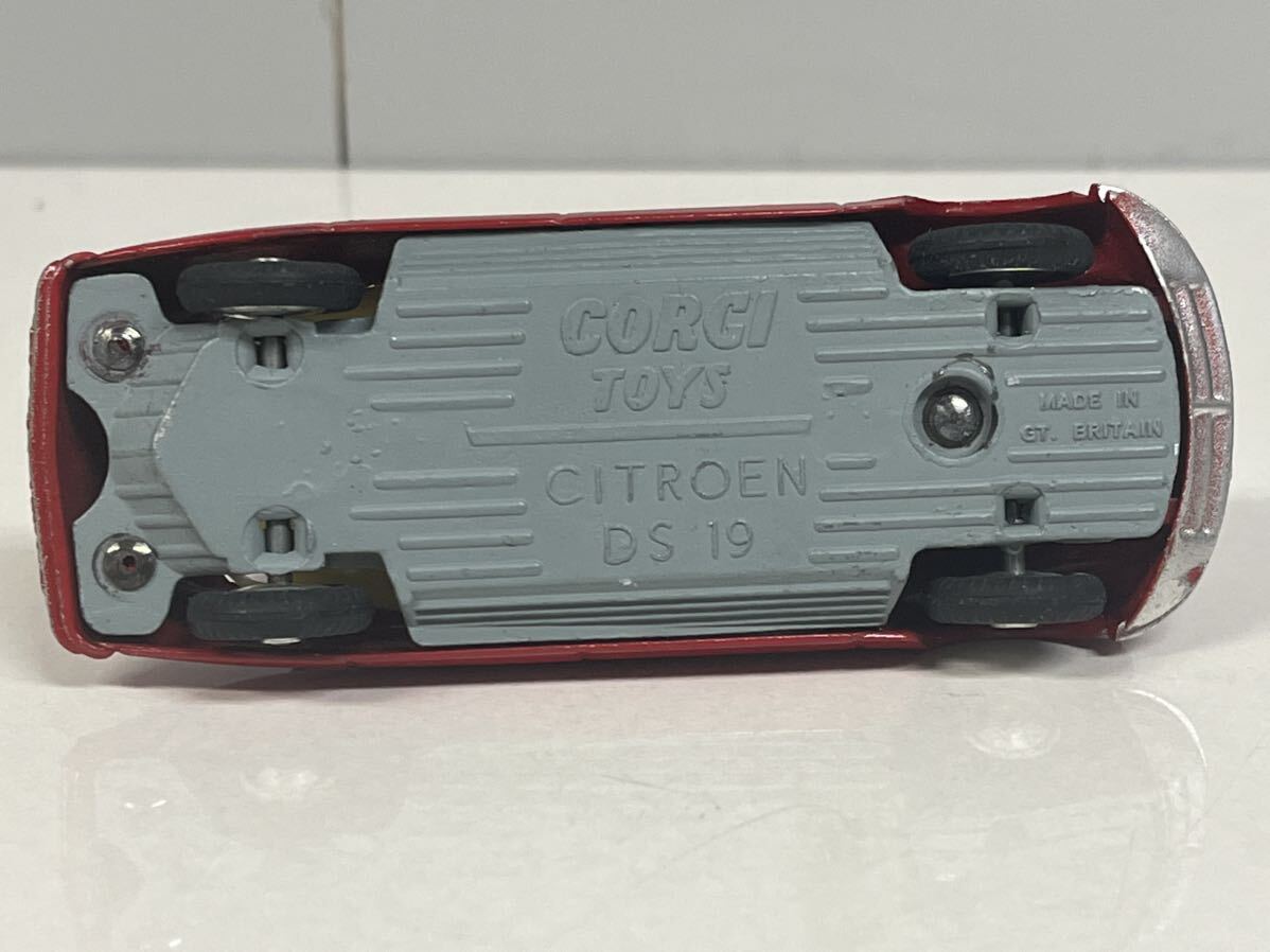 美品 当時物 CORGI TOYS CITROEN D.S 19 210S コーギー トイズ 箱付 made in Britain ミニカー 車 おもちゃ コレクター レア 希少 _画像10