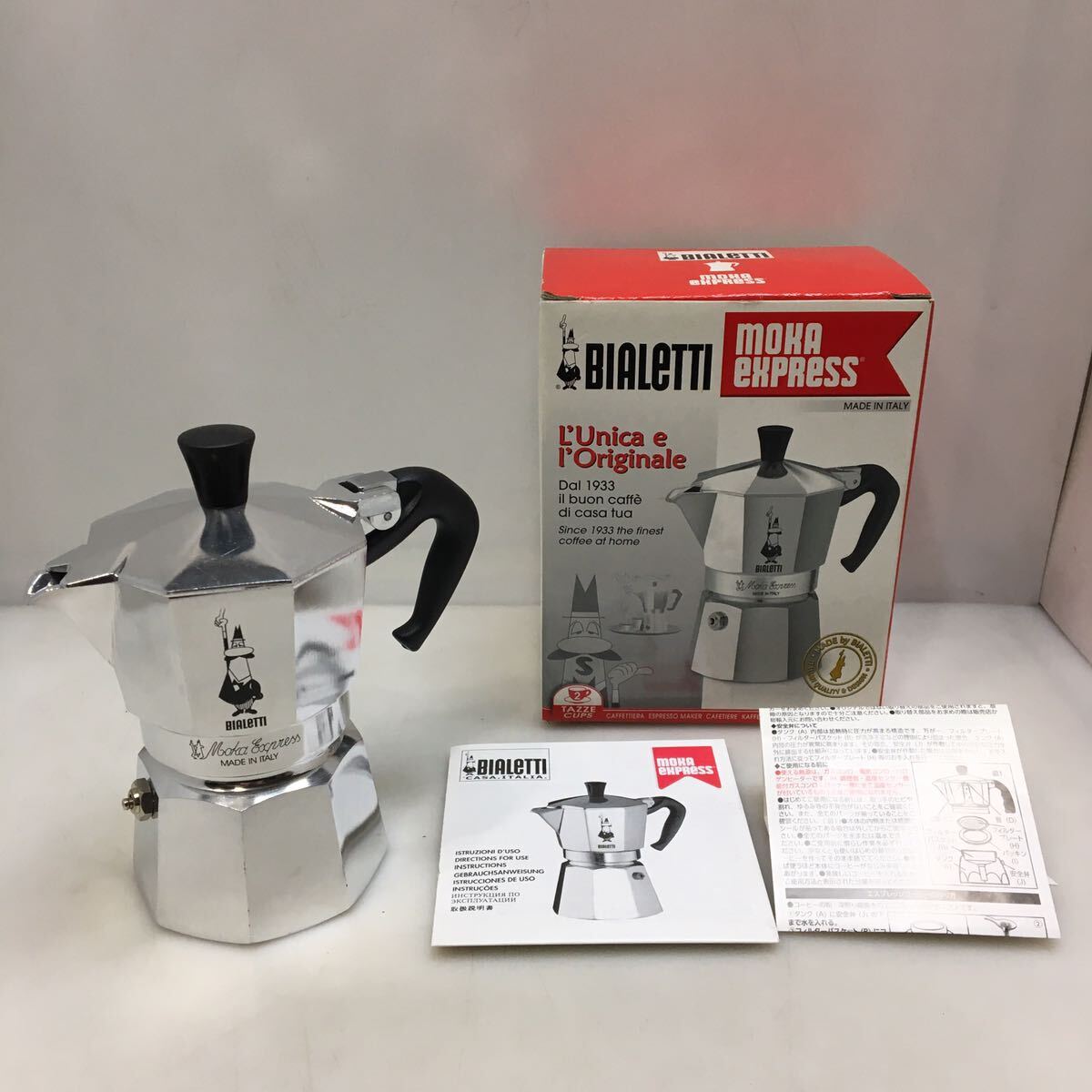 38-38 BIALETTI ビアレッティ モカエキスプレス エスプレッソメーカーの画像2