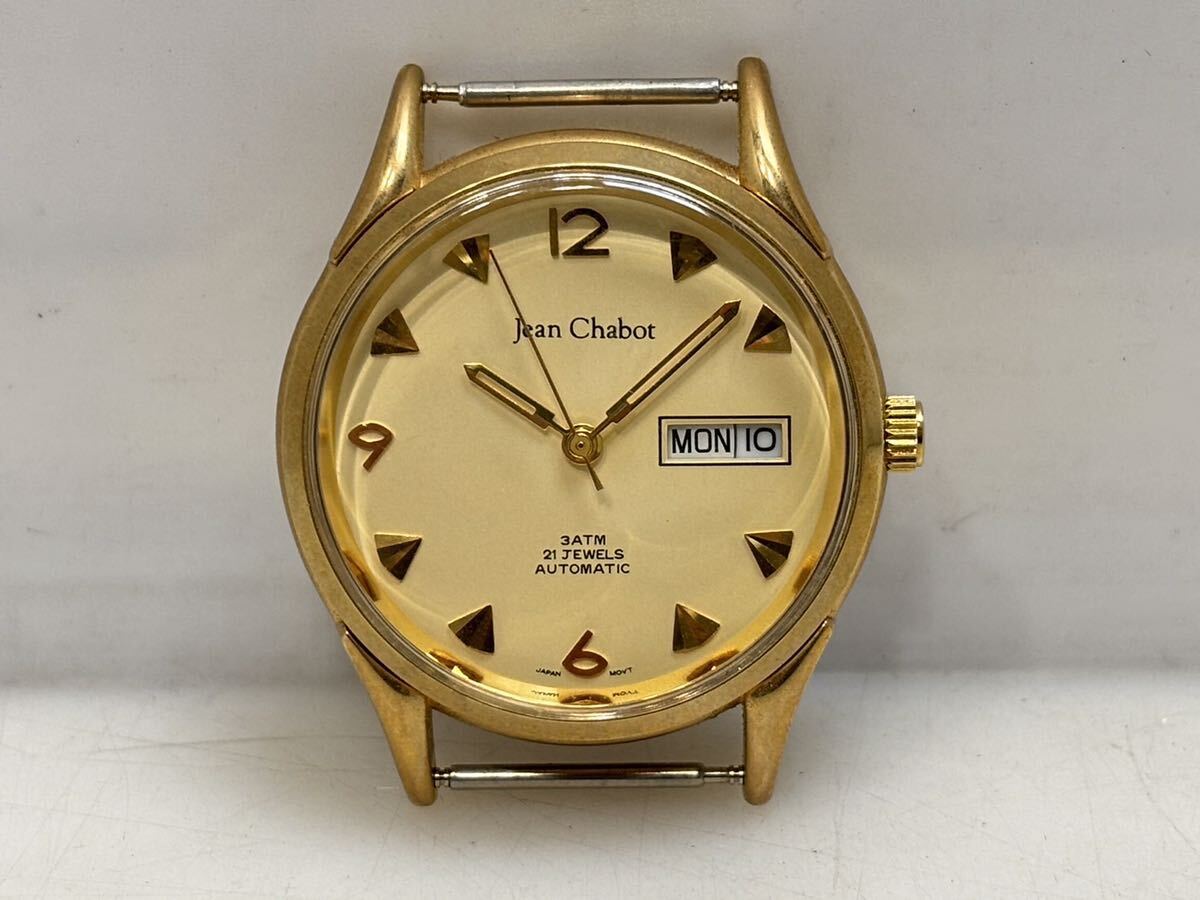 38-56 Jean Chabot 自動巻き 腕時計 フェイのみ 裏スケの画像1