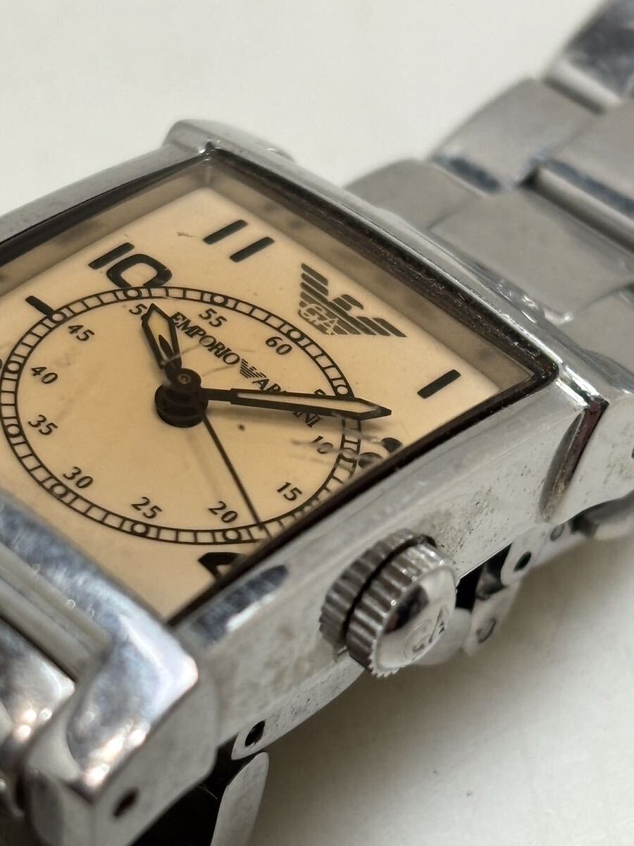 38-57 Emporio Armani наручные часы серебряный Brown 