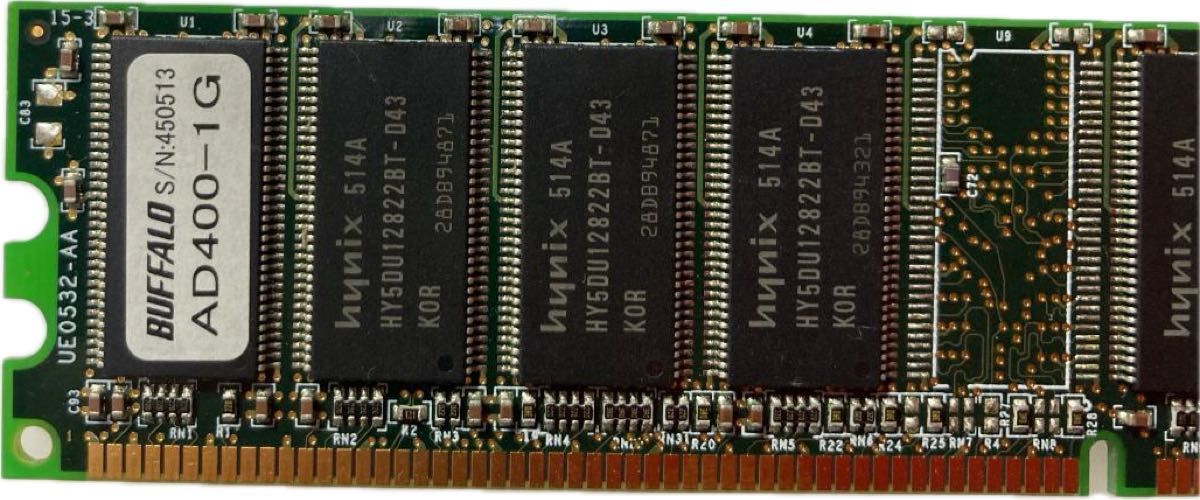 iMac　メモリ PC3200U 　AD400-1G　各１枚　合計２枚