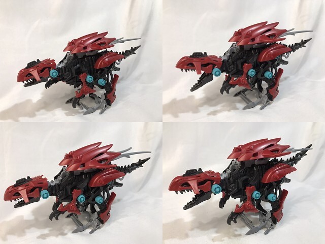 【ZOIDS】ゾイド ●ジェノザウラー〔ティラノサウルス種〕EZ-026 / ホロテック クリアブラック ●ZW02 ギルラプター〔ディノニクス種〕_画像6