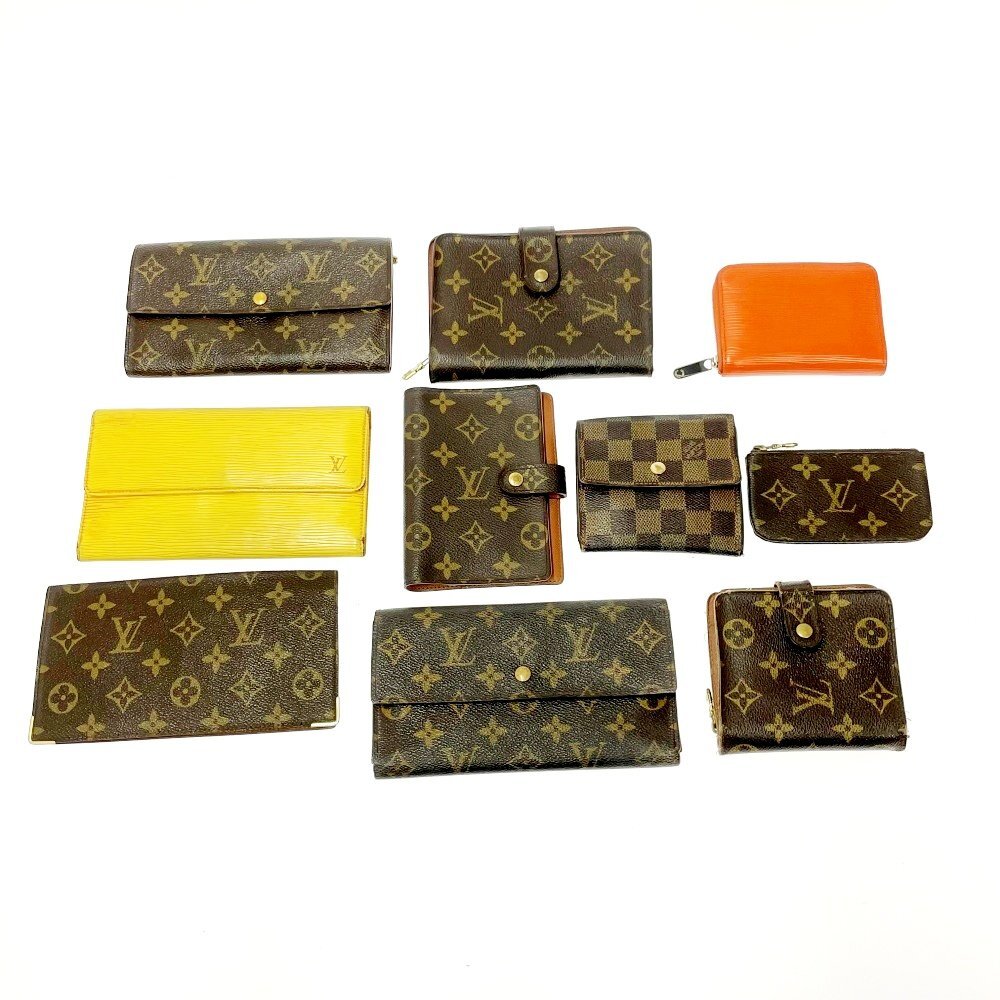 【1円スタート】【まとめ売り】 LOUIS VUITTON ルイ・ヴィトン モノグラム ヴェルニ エピ コインケース 財布 ジャンク 10点セット 251960_画像1