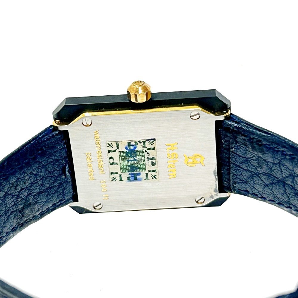 【1円スタート】H.Stern エイチスターン スクエア クオーツ ボーイズ腕時計 ジャンク 254060_画像6
